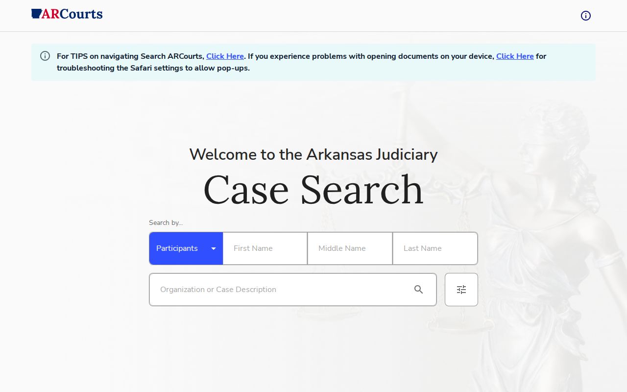 Madison County arrest case and disposition record search